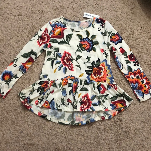 Old Navy Girl’s Floral Top - Picture 1 of 4